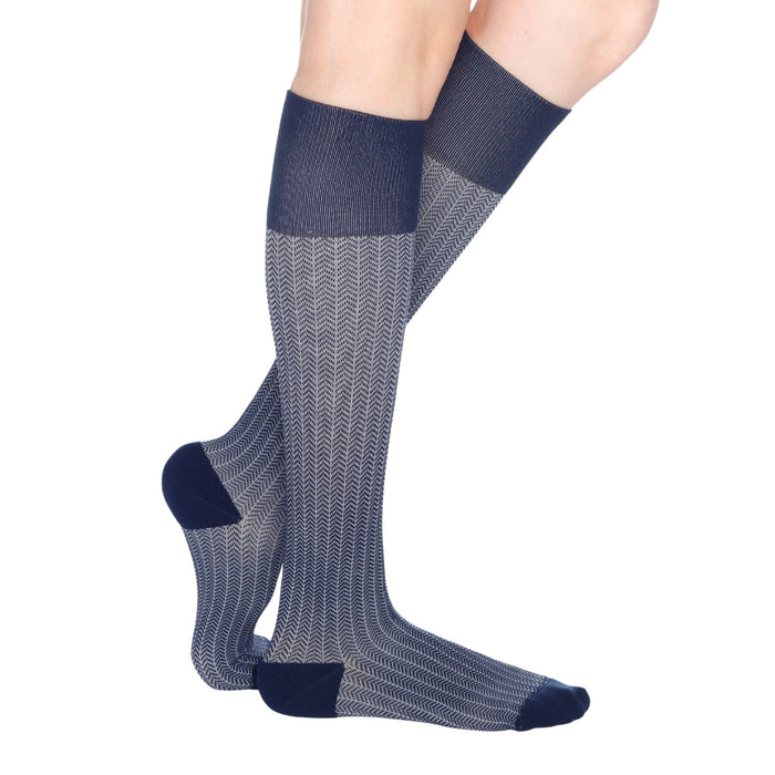 Rejuva Herringbone Compression Socks 20-30 mmHg