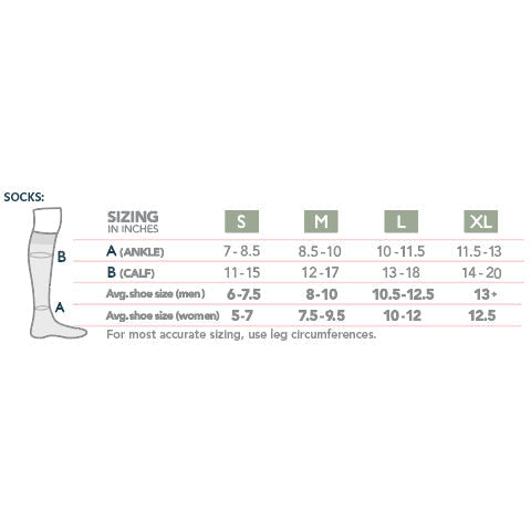 Rejuva Heart Compression Socks 15-20 mmHg
