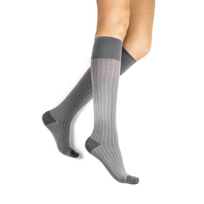 Rejuva Herringbone Compression Socks 15-20 mmHg