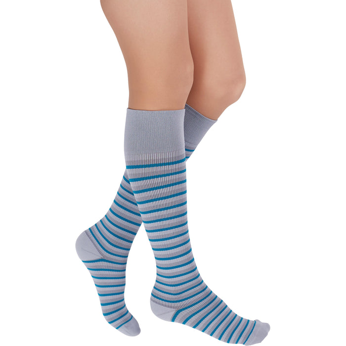 Rejuva Stripe Compression Socks 15-20 mmHg