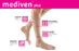 mediven plus 20-30 mmHg calf beaded topband closed toe standard