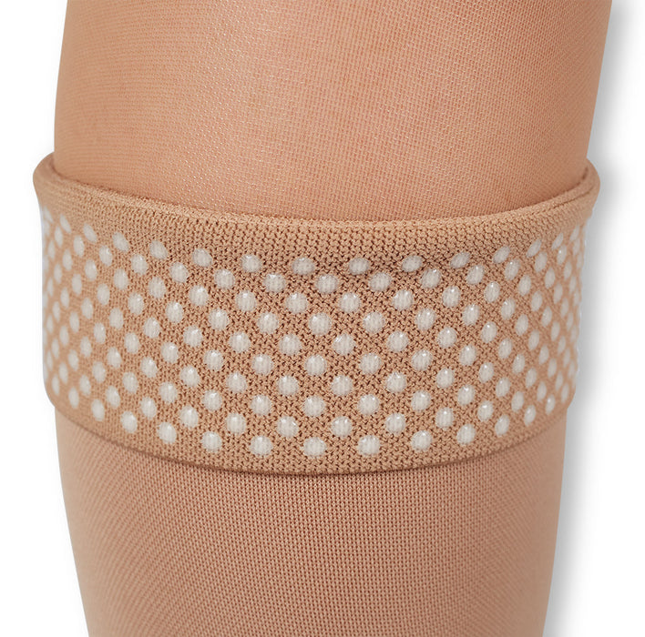 mediven plus 20-30 mmHg calf beaded topband open toe standard